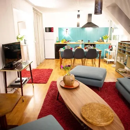 Duplex Equipe, Proche Centre-ville Colmar, Parking Lägenhet *
